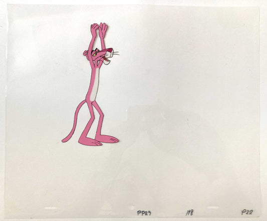 The Pink Panther - Original Production Used Animation Cel (From the Tv show 70's). For sale on FLIP Gallery