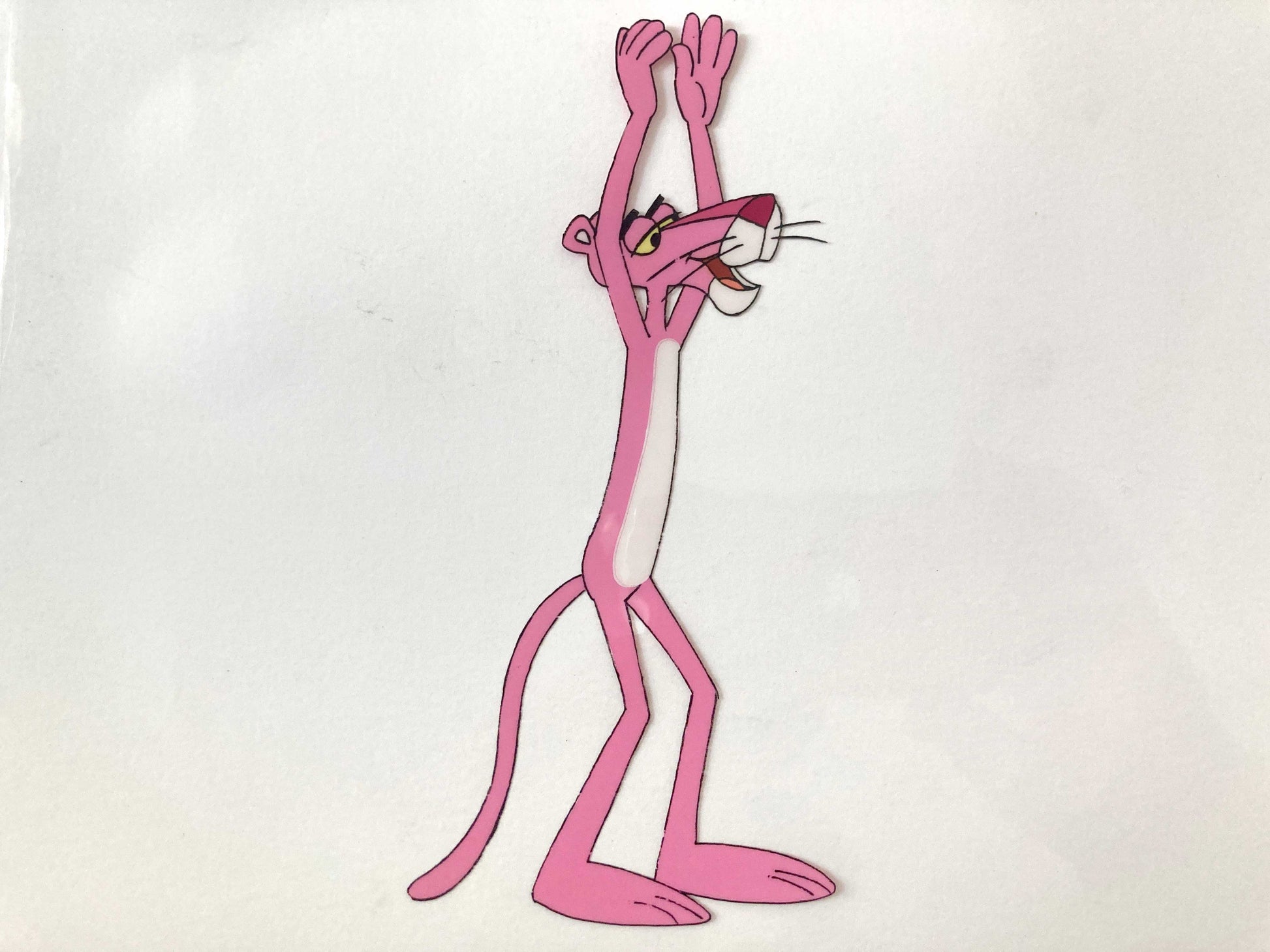 The Pink Panther - Original Production Used Animation Cel (From the Tv show 70's). For sale on FLIP Gallery