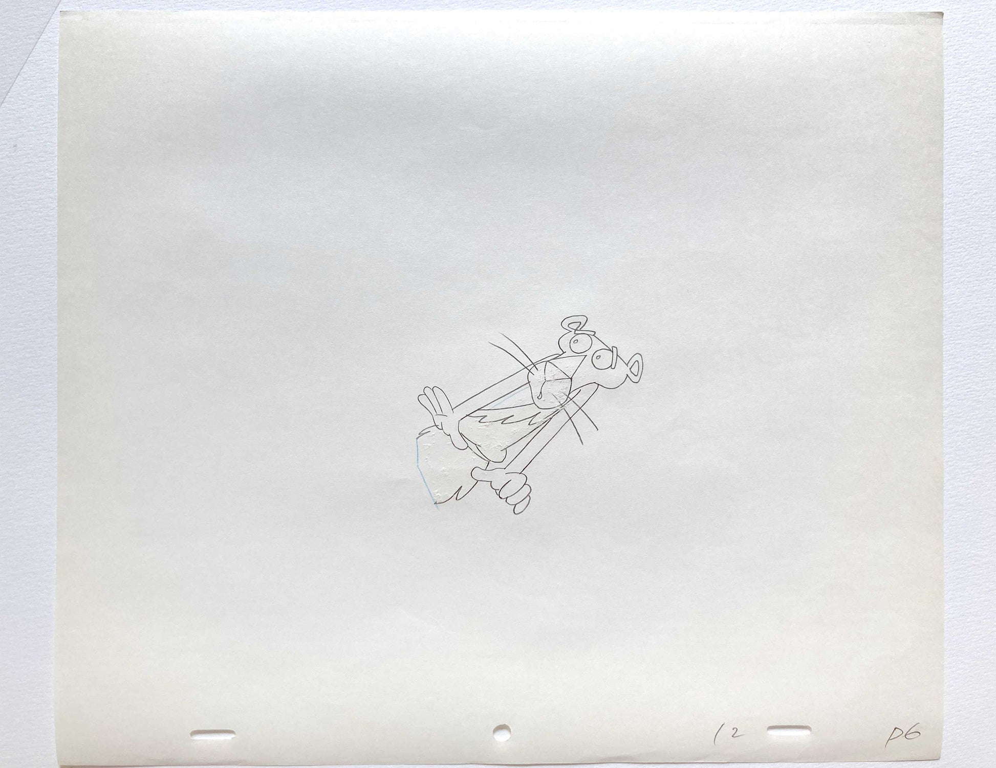The Pink Panther : Original Production Used Animation Cel and Matching Drawing (Tv show 1980s). For sale on FLIP Gallery