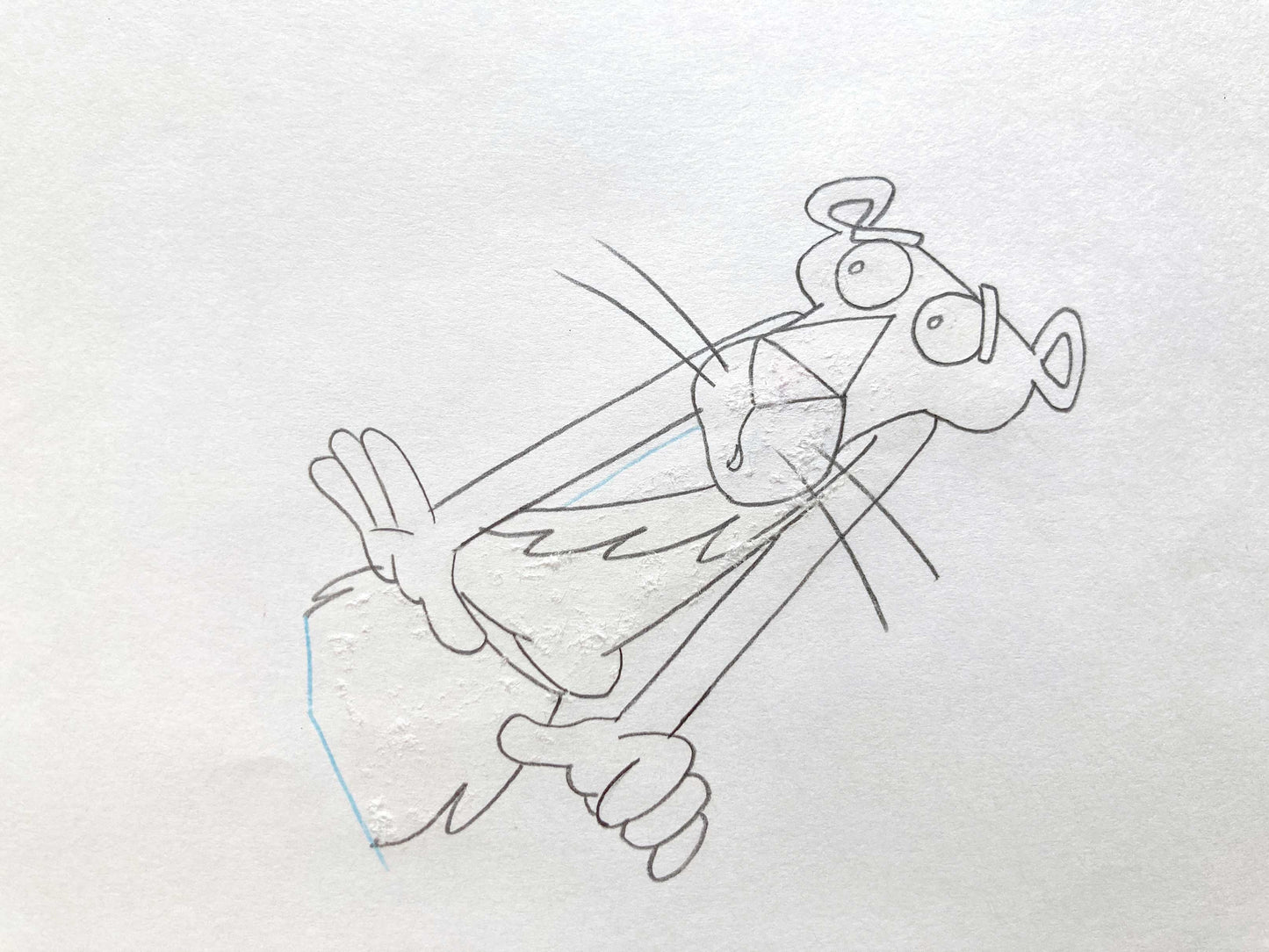 The Pink Panther : Original Production Used Animation Cel and Matching Drawing (Tv show 1980s). For sale on FLIP Gallery