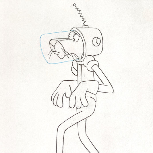 The Pink Panther : Original Production Used Animation Drawing (Tv show 1980s). For sale on FLIP Gallery