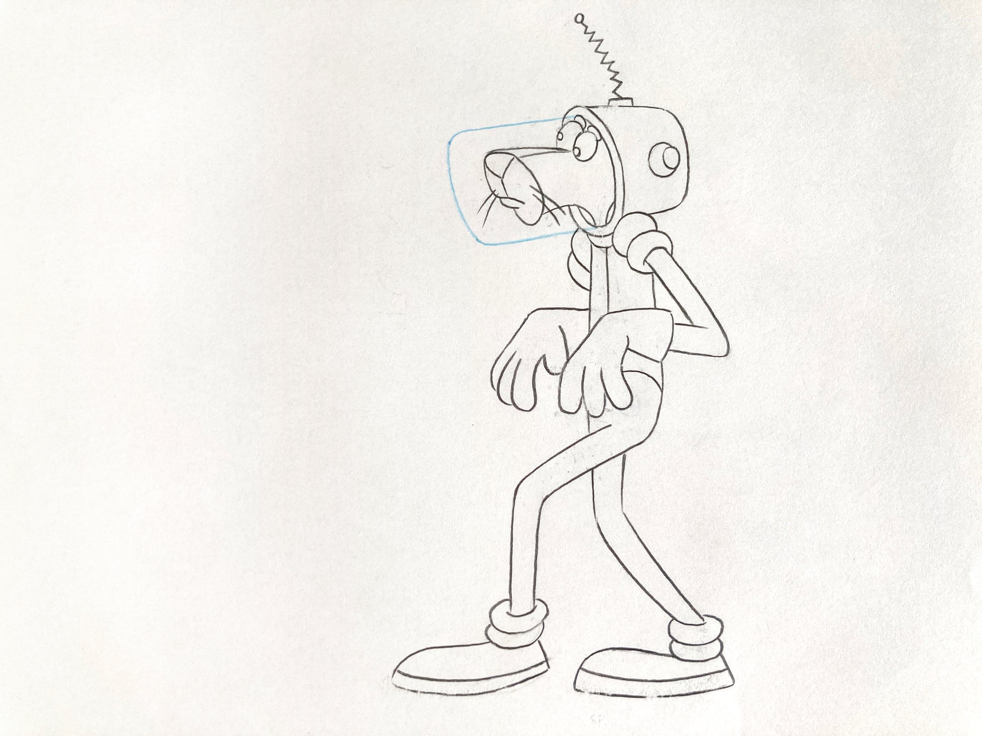 The Pink Panther : Original Production Used Animation Drawing (Tv show 1980s). For sale on FLIP Gallery