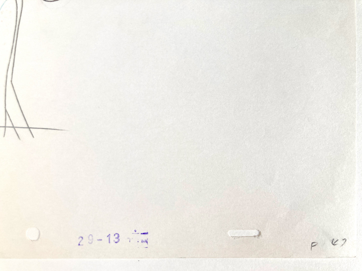 Original Animation Production Used Drawing of The Pink Panther (From the 80's). For sale on FLIP Gallery