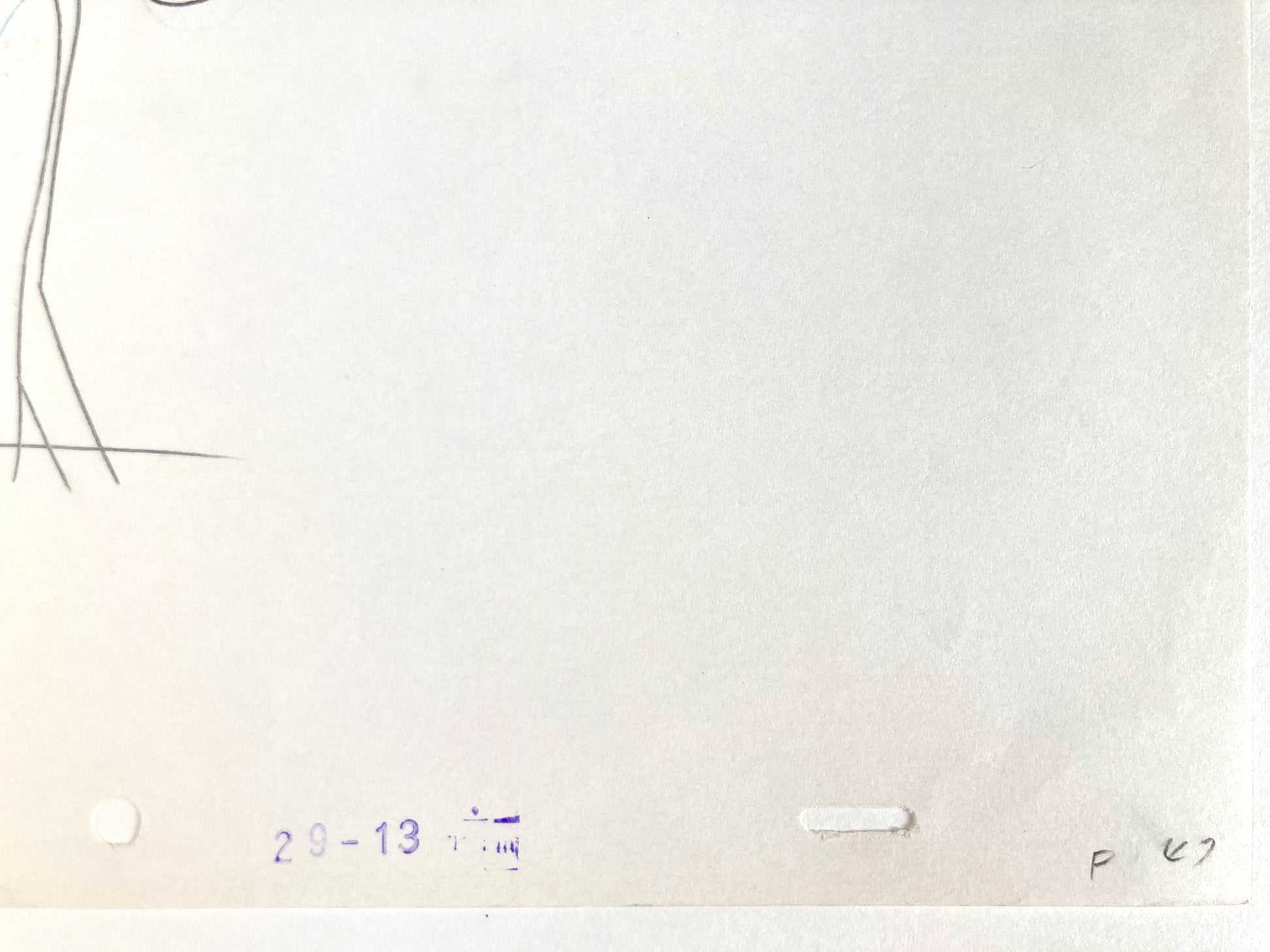 Original Animation Production Used Drawing of The Pink Panther (From the 80's). For sale on FLIP Gallery