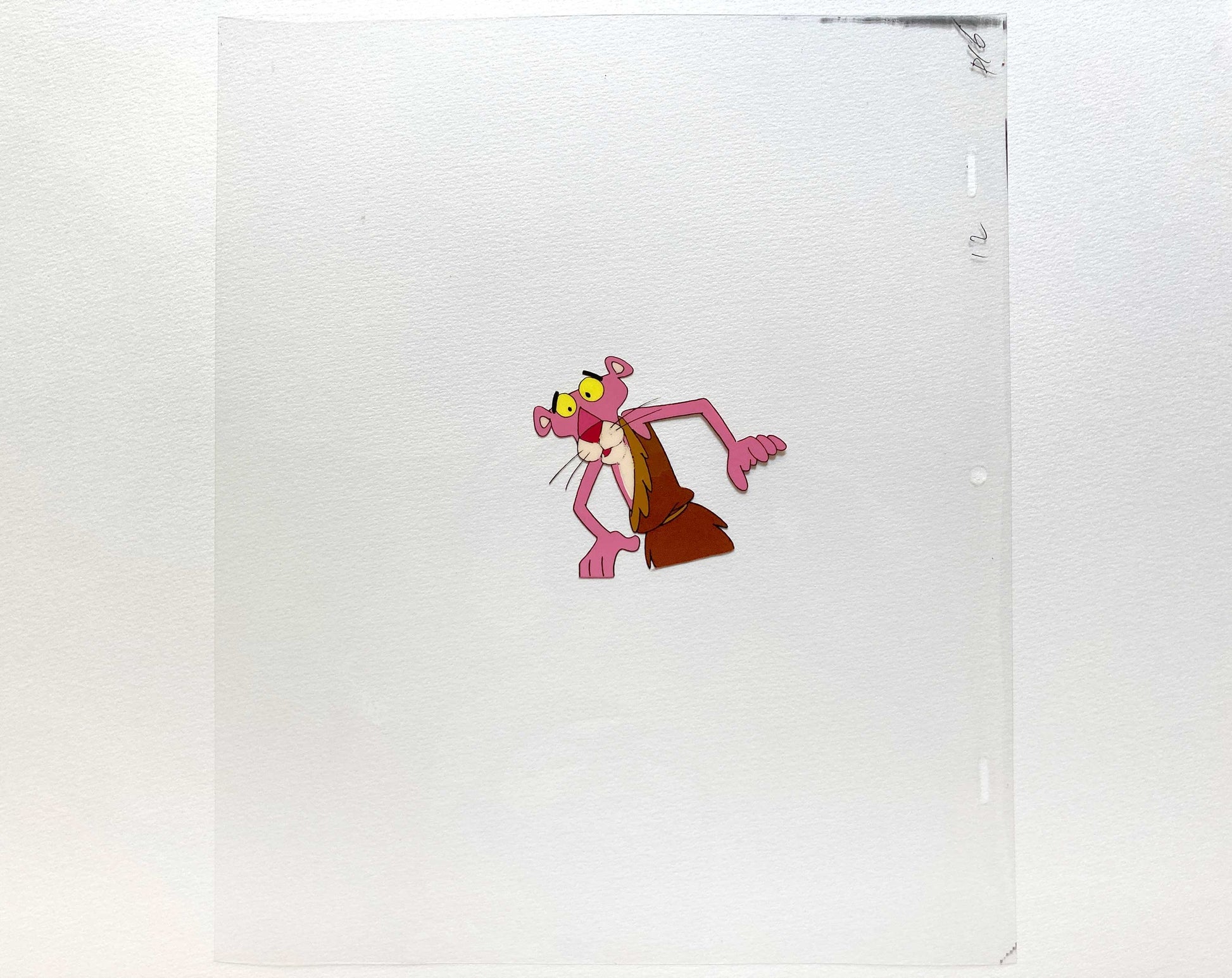 The Pink Panther Original Production Used Animation Cel + Matching Drawing (Tv show 1980s). For sale on FLIP Gallery