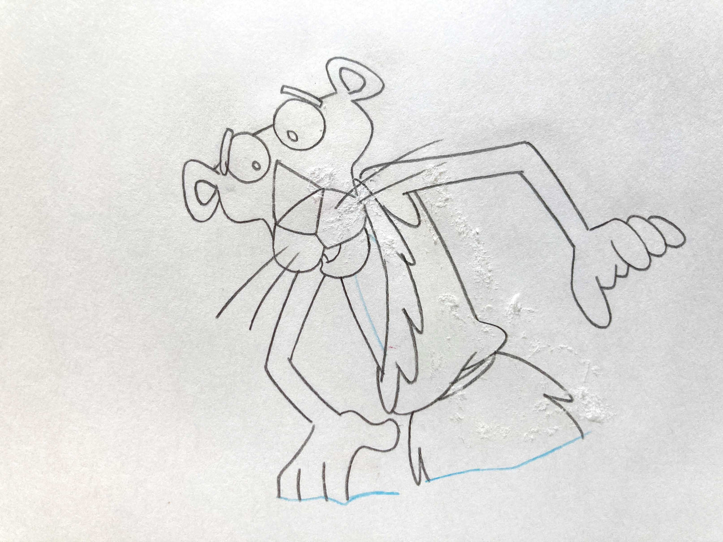 The Pink Panther Original Production Used Animation Cel + Matching Drawing (Tv show 1980s). For sale on FLIP Gallery