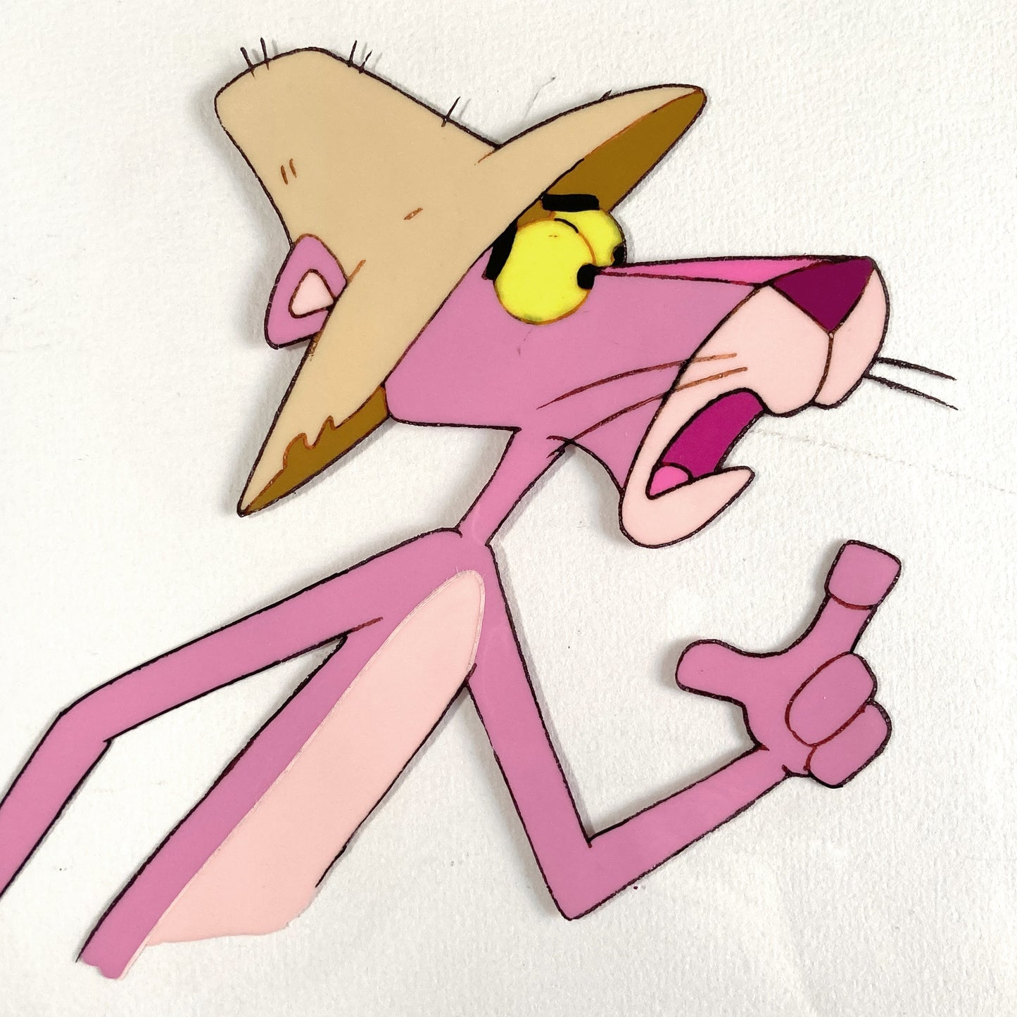 The Pink Panther Original Production Used Animation Cel (From the Tv show 80s). For sale on FLIP Gallery