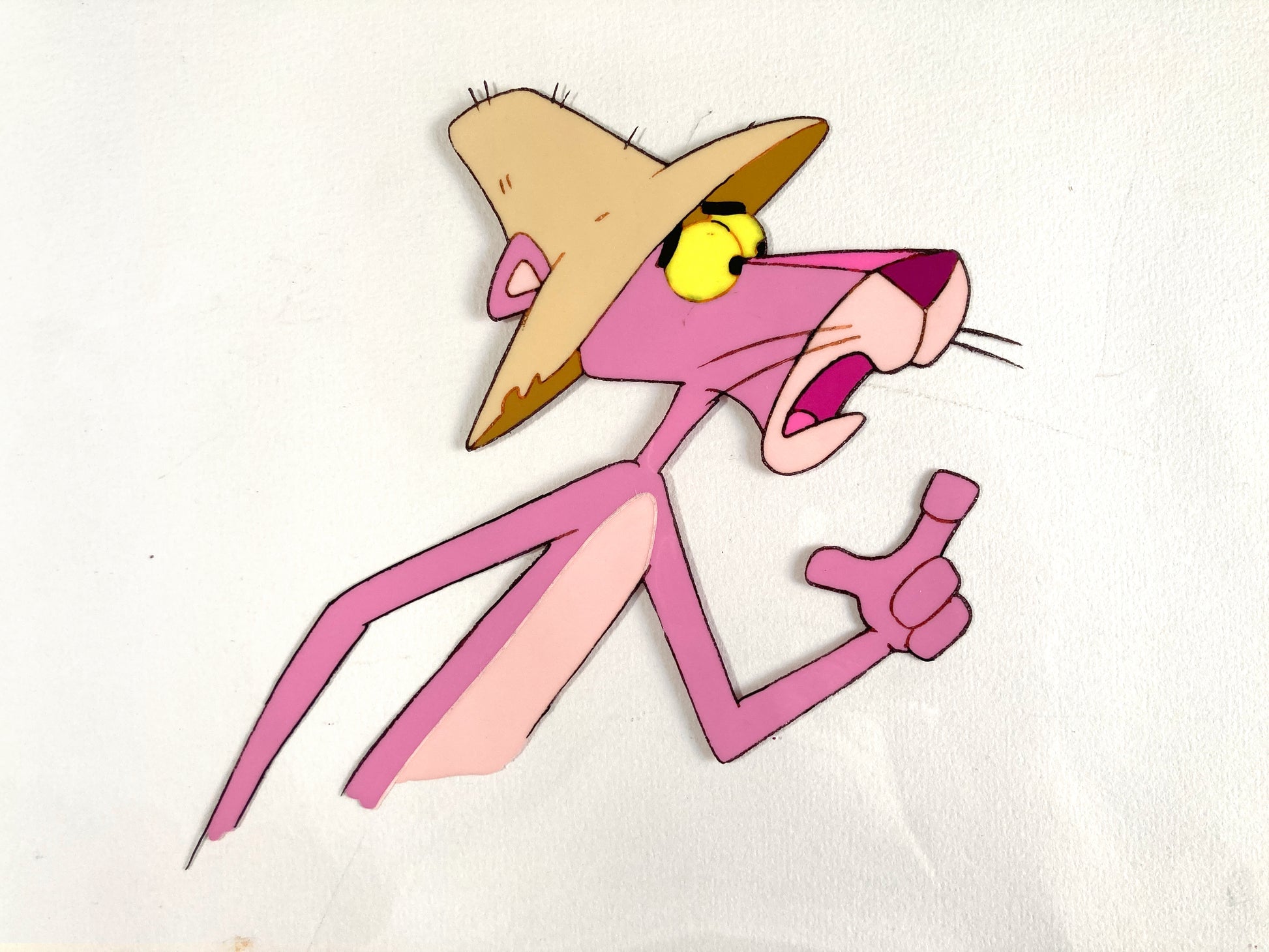 The Pink Panther Original Production Used Animation Cel (From the Tv show 80s). For sale on FLIP Gallery