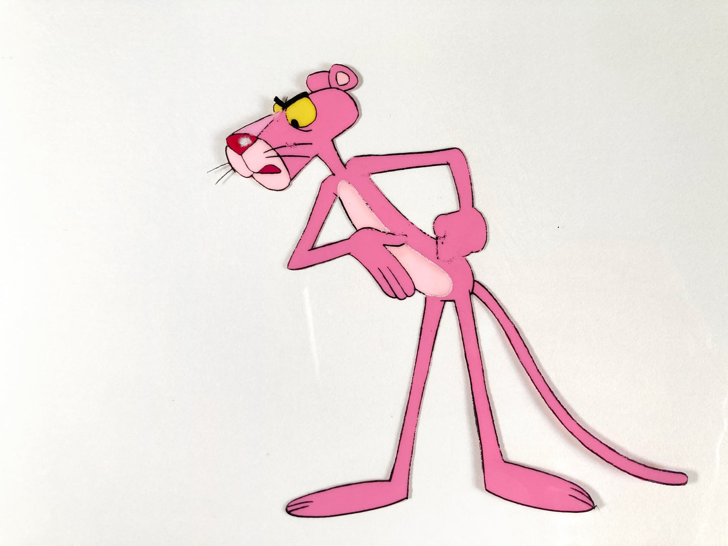 The Pink Panther Original Production Used Animation Celluloid (From the Tv show 80s). For sale on FLIP Gallery