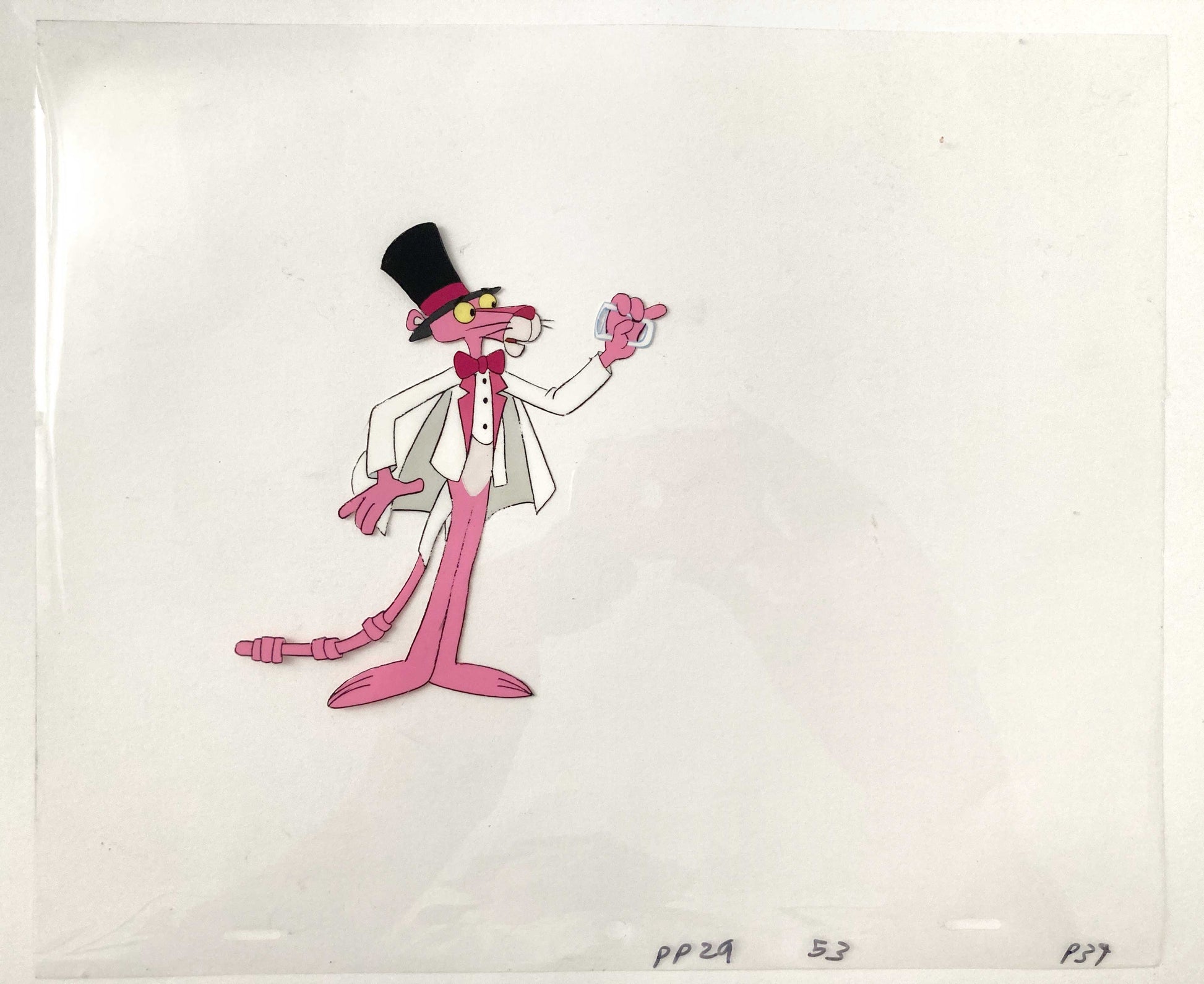 The Pink Panther - Original Animation Production Celluloid (From the Tv show 80s). For sale on FLIP Gallery
