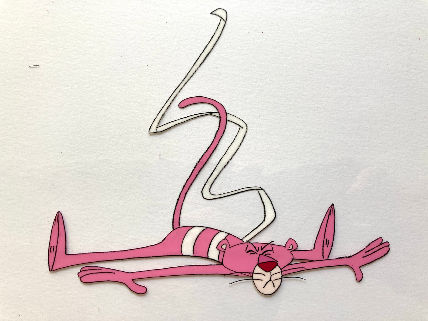 The Pink Panther : Original Production Used Animation Cel + Matching Drawing (Tv show 1980s). For sale on FLIP Gallery