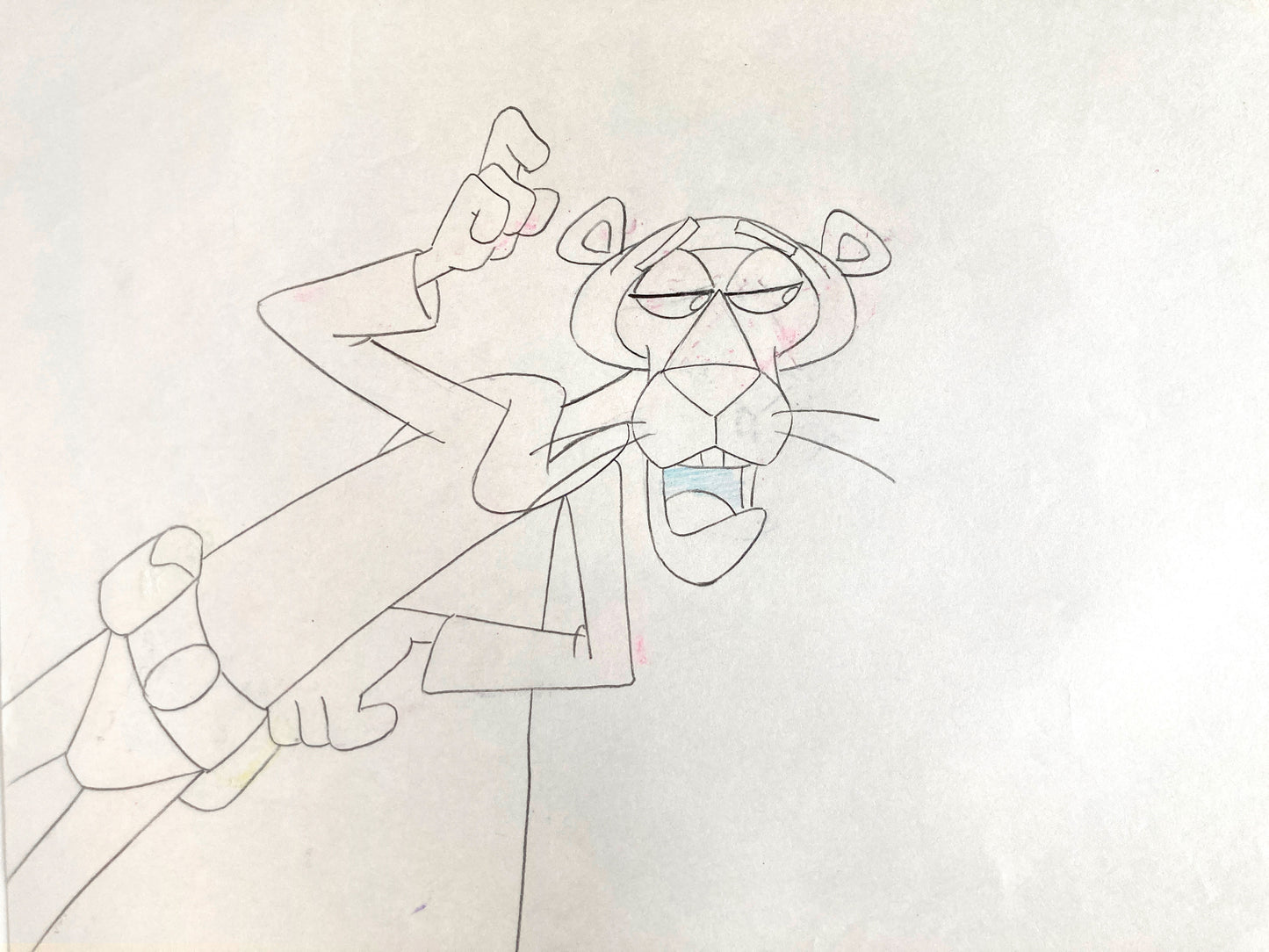 The Pink Panther : Original Production Used Animation Drawing (From the 80's). For sale on FLIP Gallery
