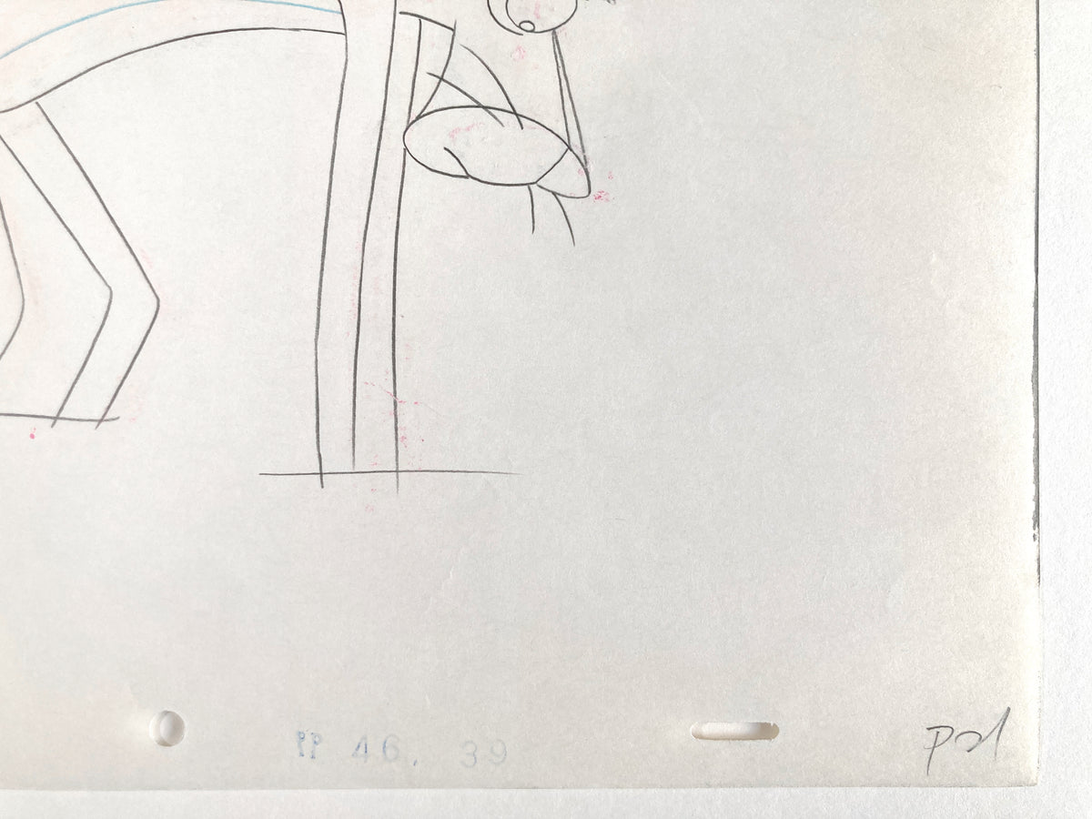 The Pink Panther Original Production Used Animation Drawing (Tv show 1980s). For sale on FLIP Gallery