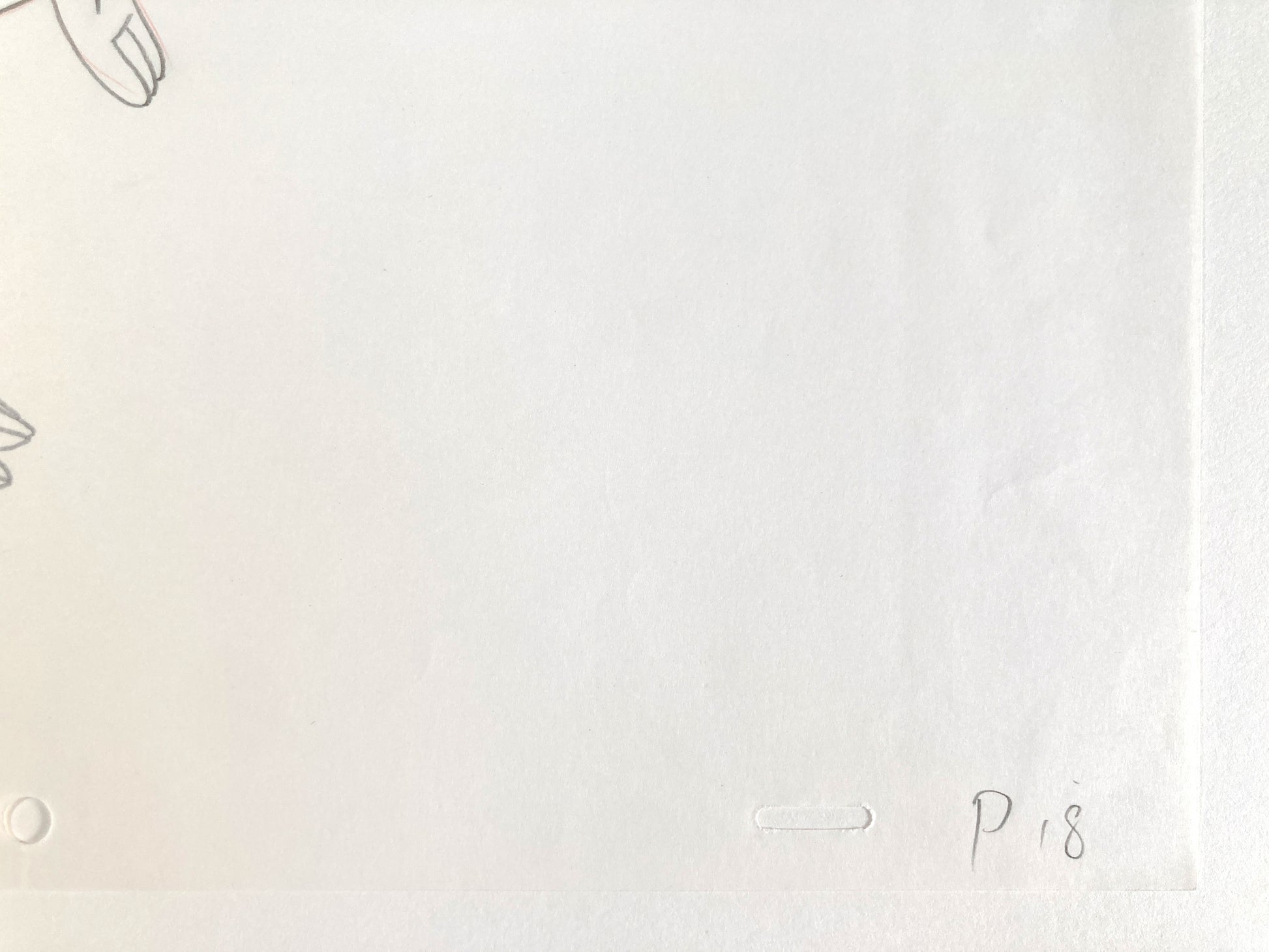 Original Production Used Animation Drawing of The Pink Panther (From the 70's). For sale on FLIP Gallery