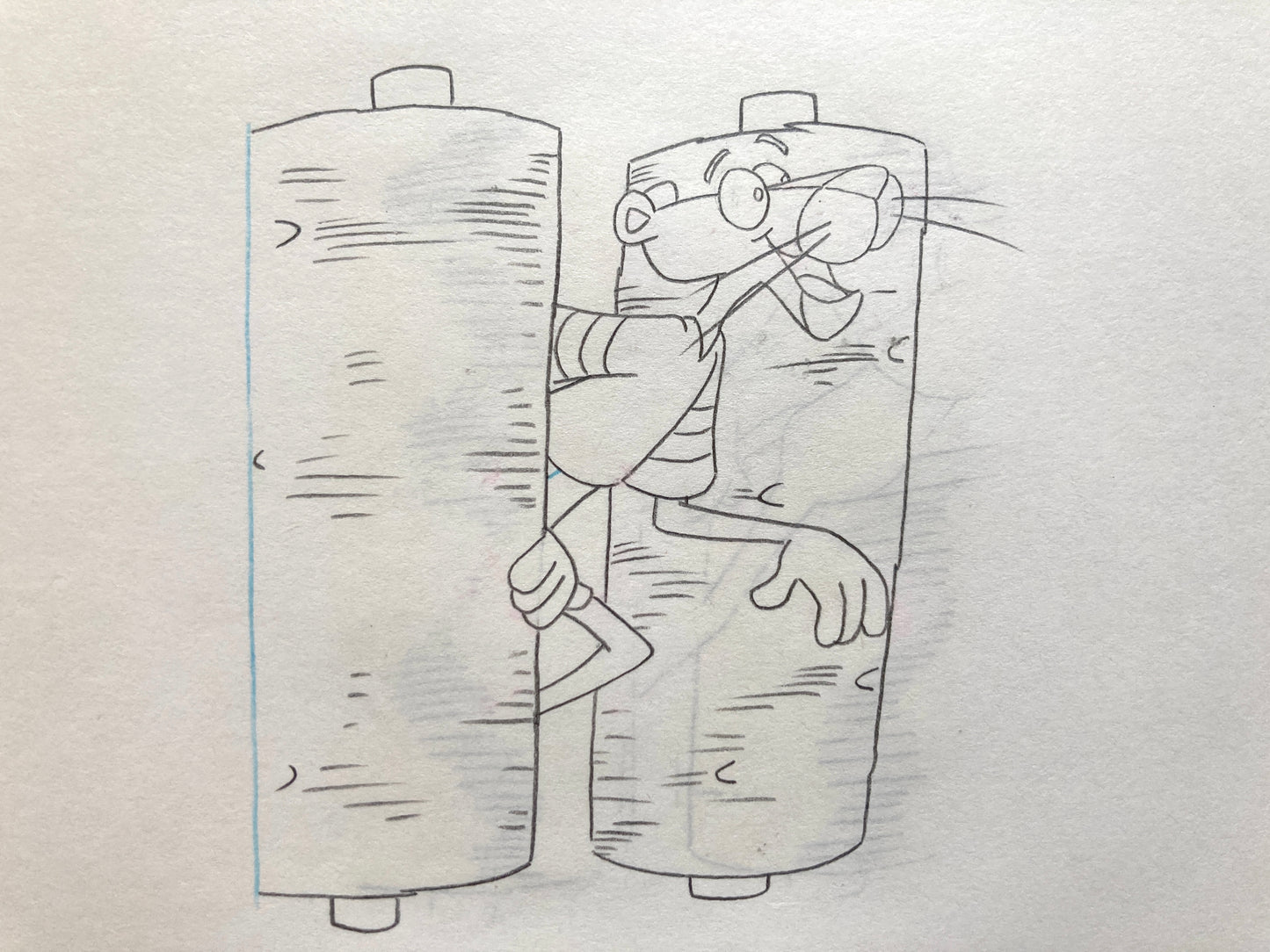 The Pink Panther : Original Production Used Animation Cel + Matching Drawing (Tv show 1980s). For sale on FLIP Gallery