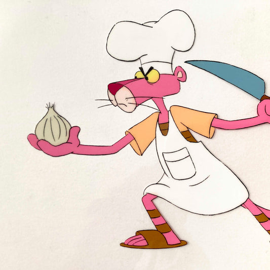 The Pink Panther : Original Production Used Animation Cel (Tv show 1980s). For sale on FLIP Gallery