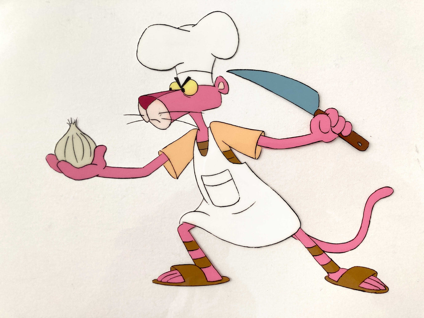The Pink Panther : Original Production Used Animation Cel (Tv show 1980s). For sale on FLIP Gallery