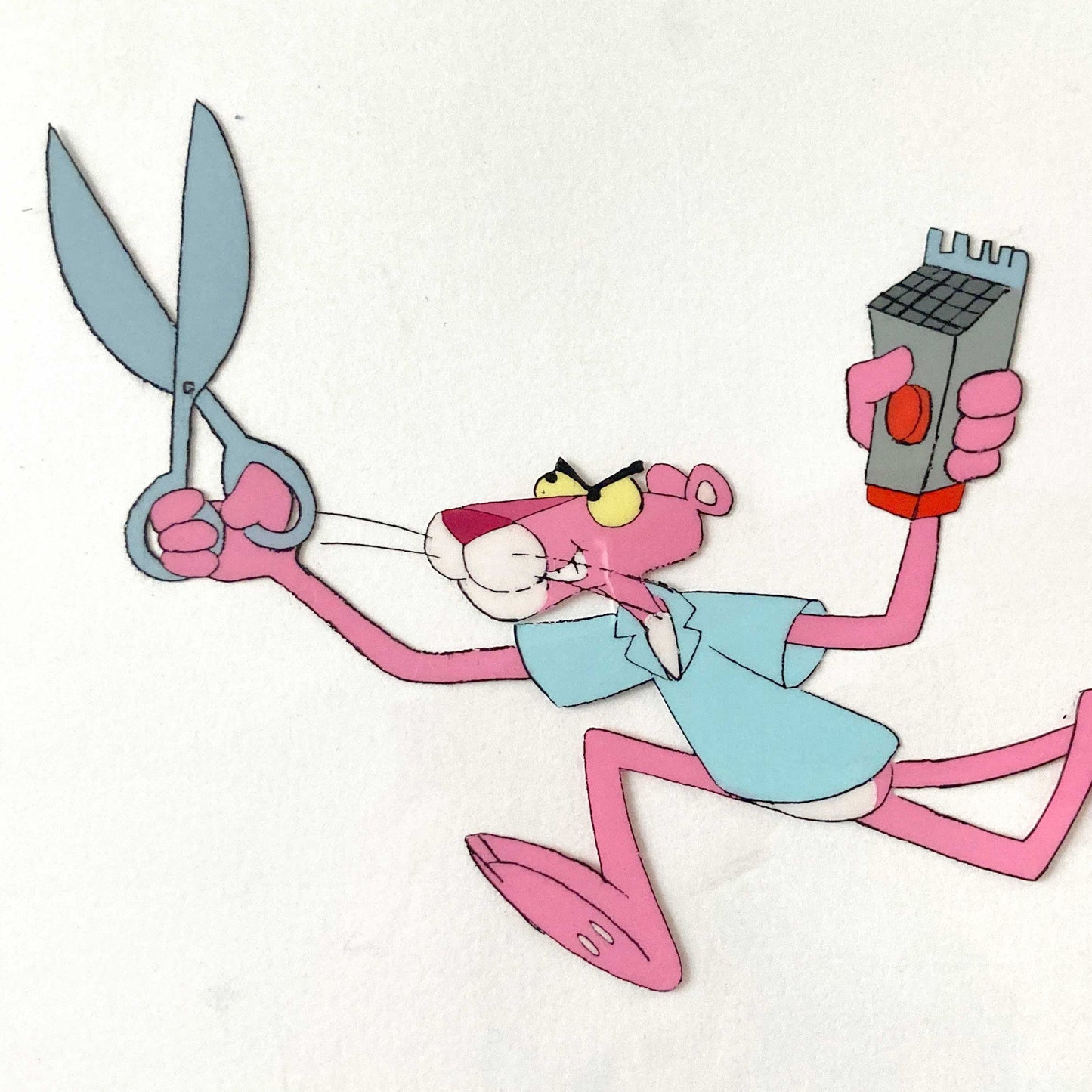The Pink Panther - Original Production Used Animation Celluloid (From the Tv show 80-90s). For sale on FLIP Gallery