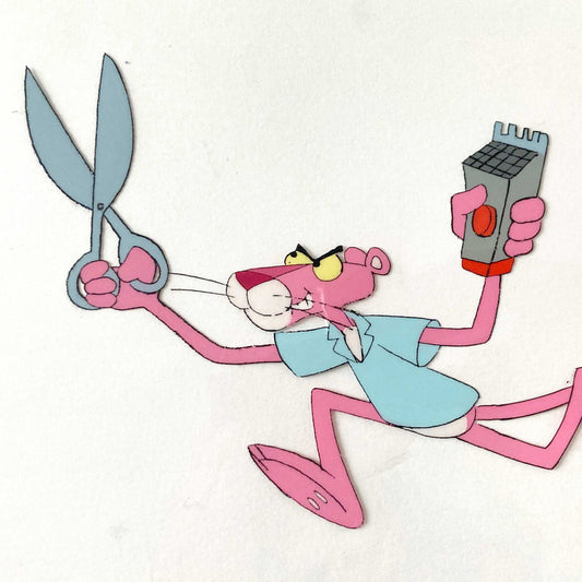 The Pink Panther - Original Production Used Animation Celluloid (From the Tv show 80-90s). For sale on FLIP Gallery