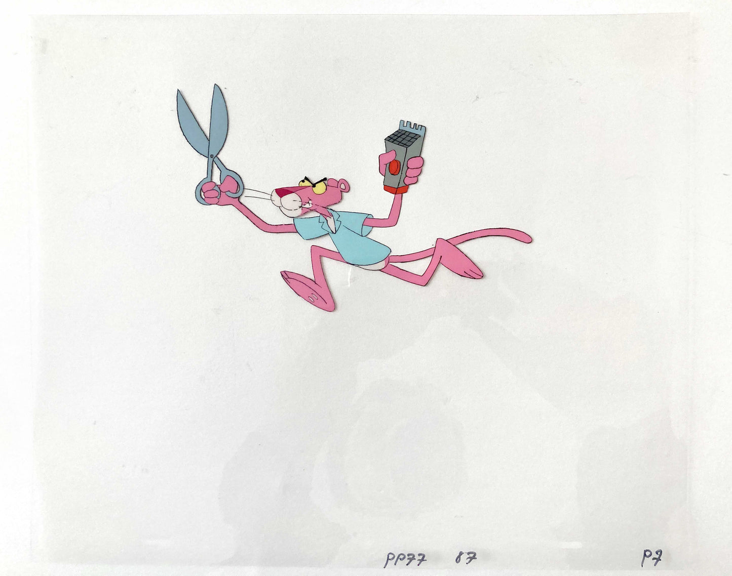 The Pink Panther - Original Production Used Animation Celluloid (From the Tv show 80-90s). For sale on FLIP Gallery