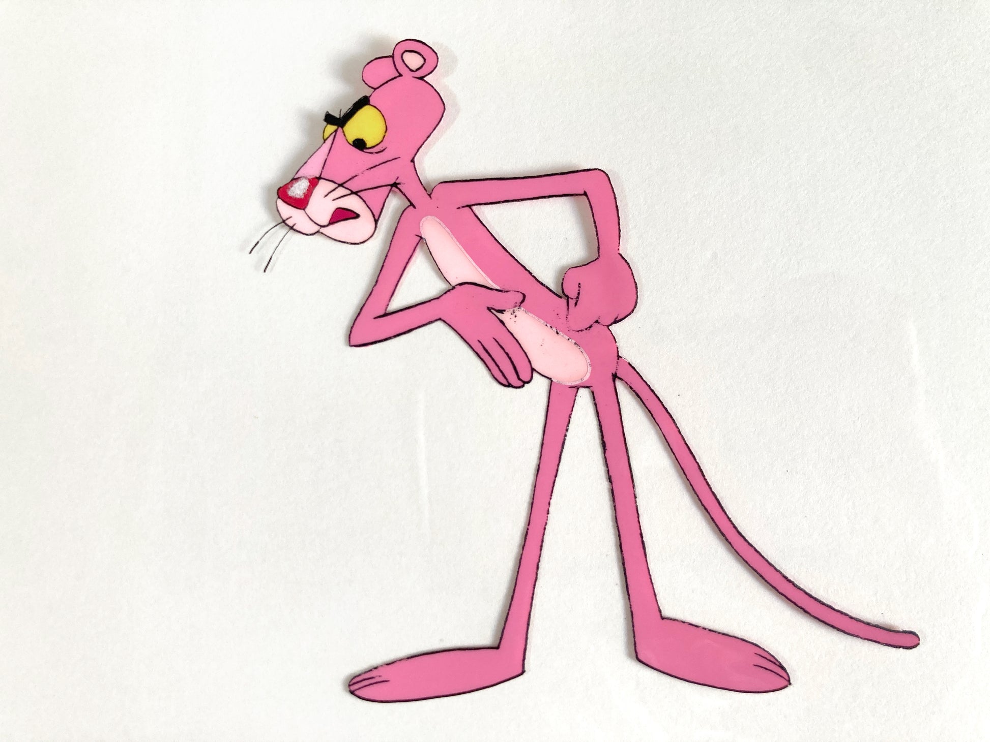 The Pink Panther - Original Production Used Animation Celluloid (From the Tv show 80s). For sale on FLIP Gallery