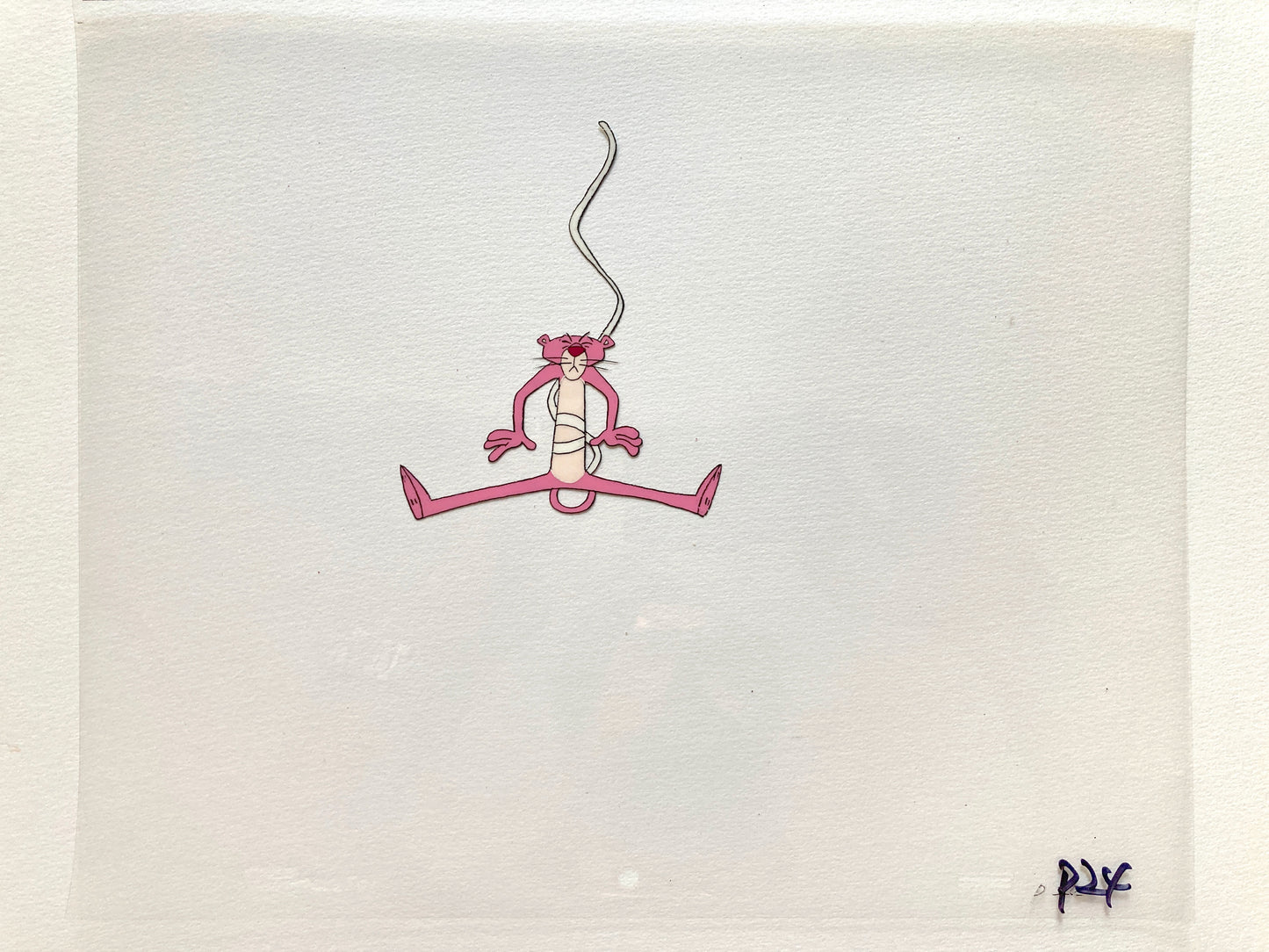 The Pink Panther : Original Production Used Animation Cel + Matching Drawing (Tv show 1980s). For sale on FLIP Gallery