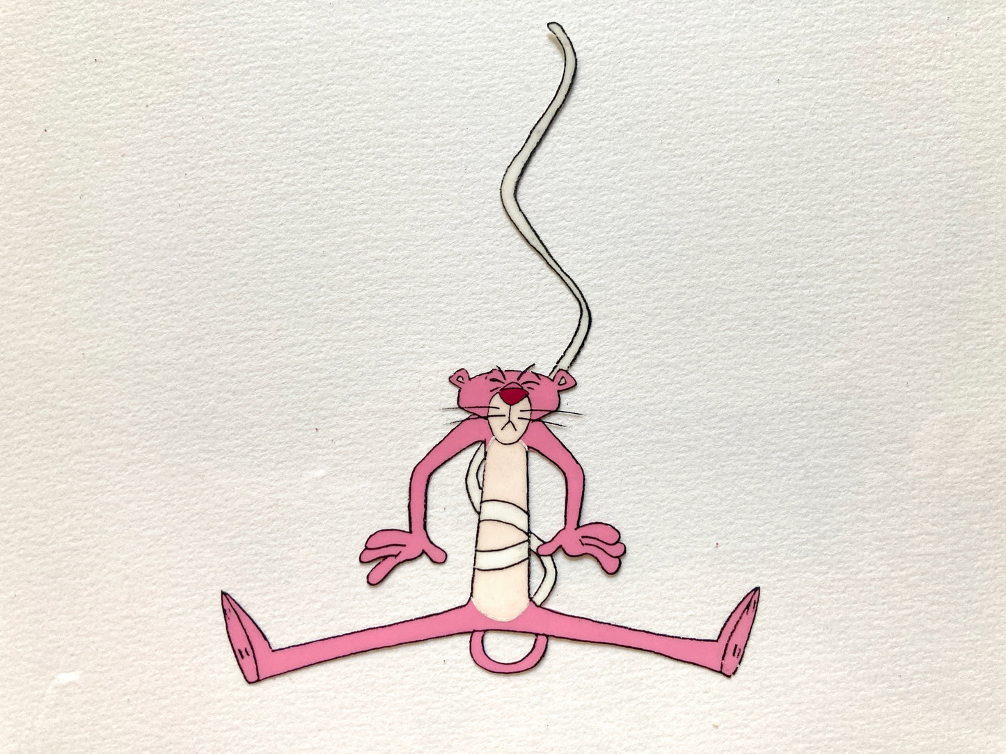 The Pink Panther : Original Production Used Animation Cel + Matching Drawing (Tv show 1980s). For sale on FLIP Gallery