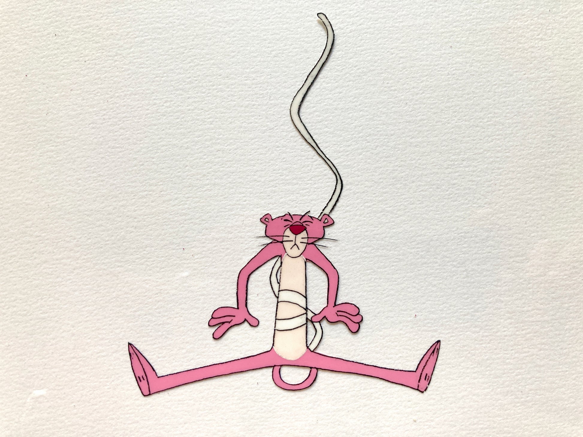 The Pink Panther : Original Production Used Animation Cel + Matching Drawing (Tv show 1980s). For sale on FLIP Gallery