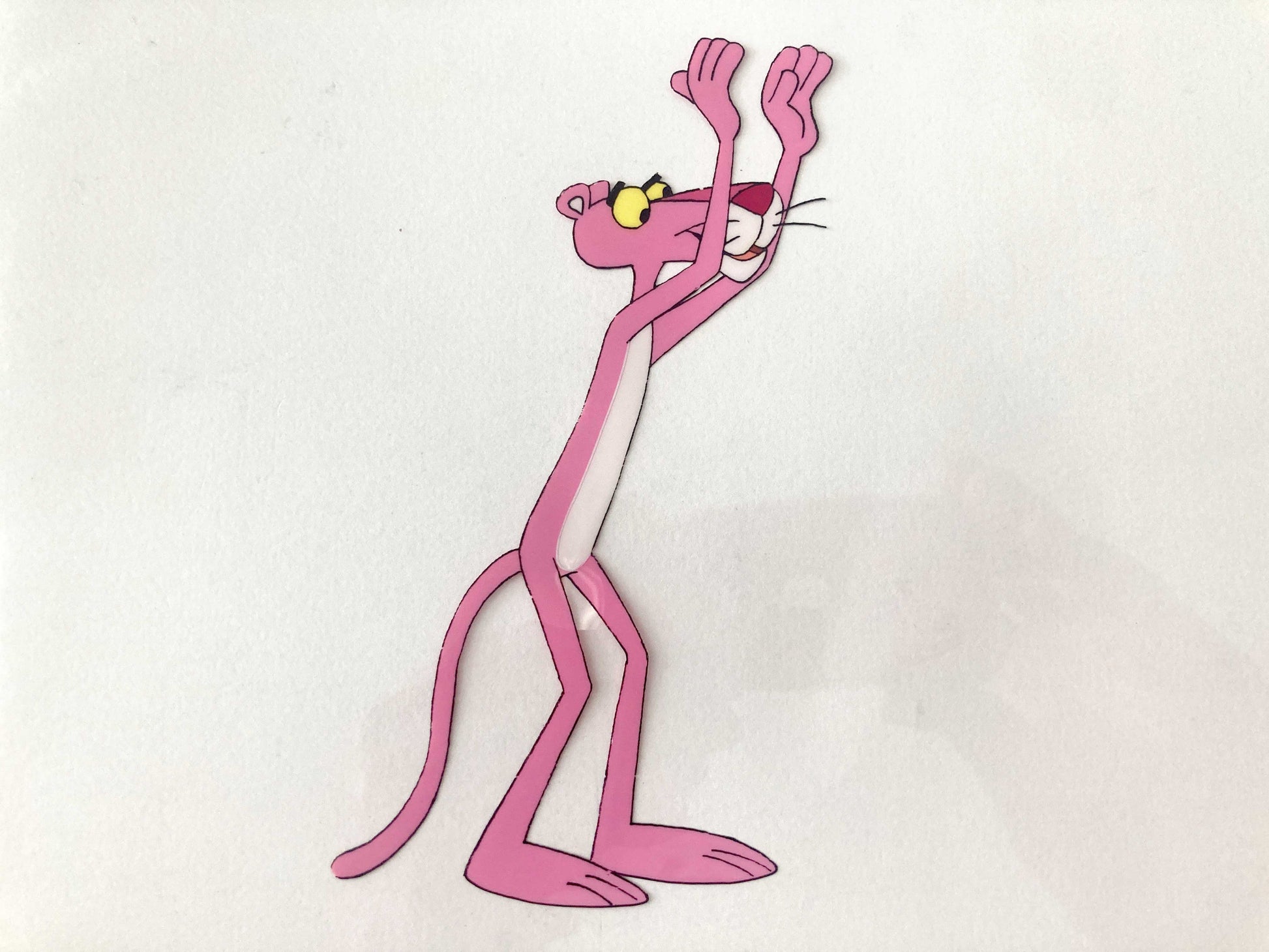 The Pink Panther - Original Production Used Animation Celluloid (From the Tv show 80s). For sale on FLIP Gallery