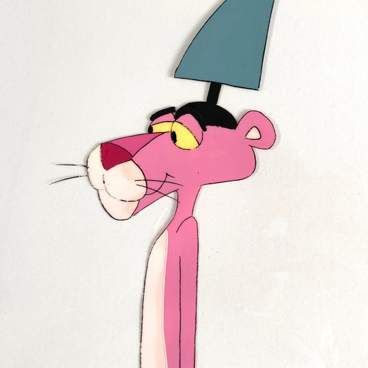 The Pink Panther Original Production Used Animation Cel (From the Tv show 80s). For sale on FLIP Gallery