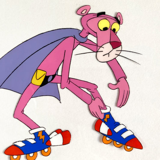 The Pink Panther : Original Production Used Animation Cel (Tv show 1980s). For sale on FLIP Gallery