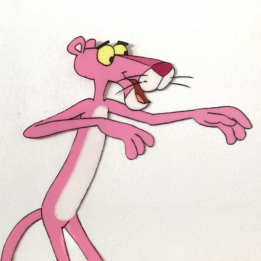 The Pink Panther - Original Production Used Animation Celluloid (From the Tv show 80s). For sale on FLIP Gallery