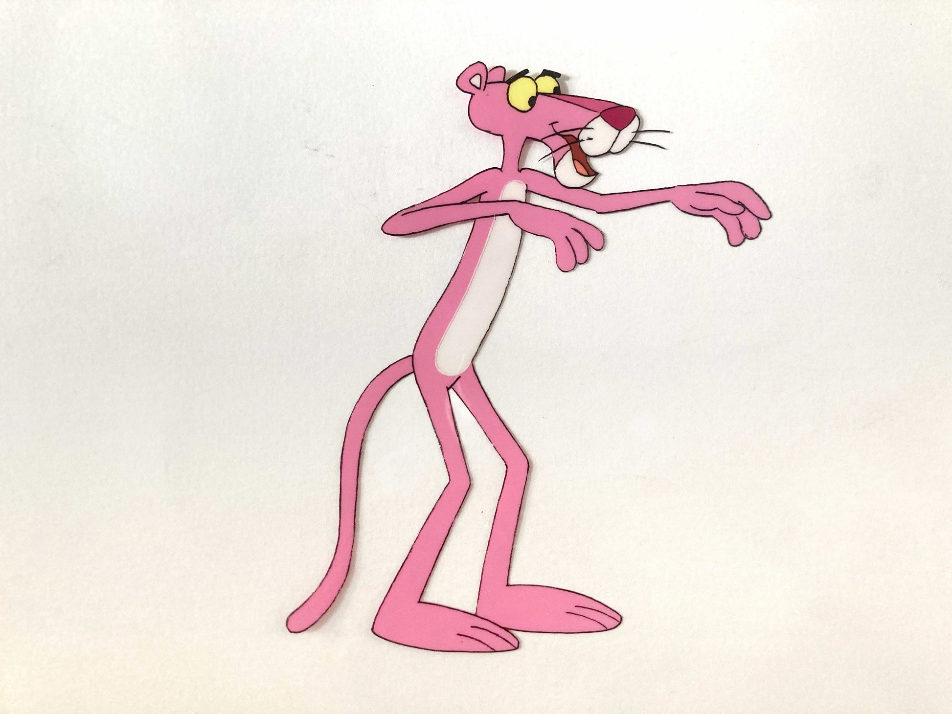The Pink Panther - Original Production Used Animation Celluloid (From the Tv show 80s). For sale on FLIP Gallery