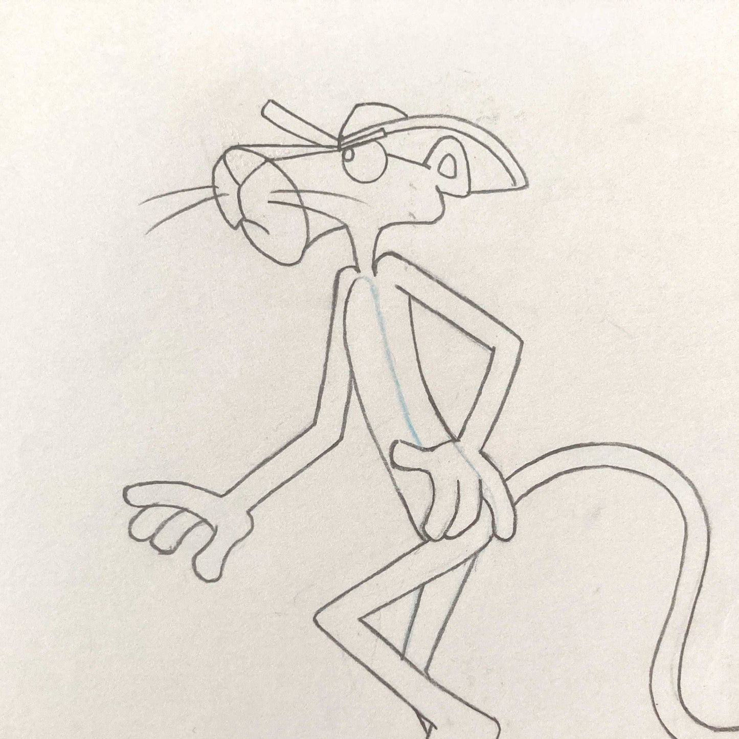 The Pink Panther Original Production Used Animation Art Drawing (From the 70's). For sale on FLIP Gallery