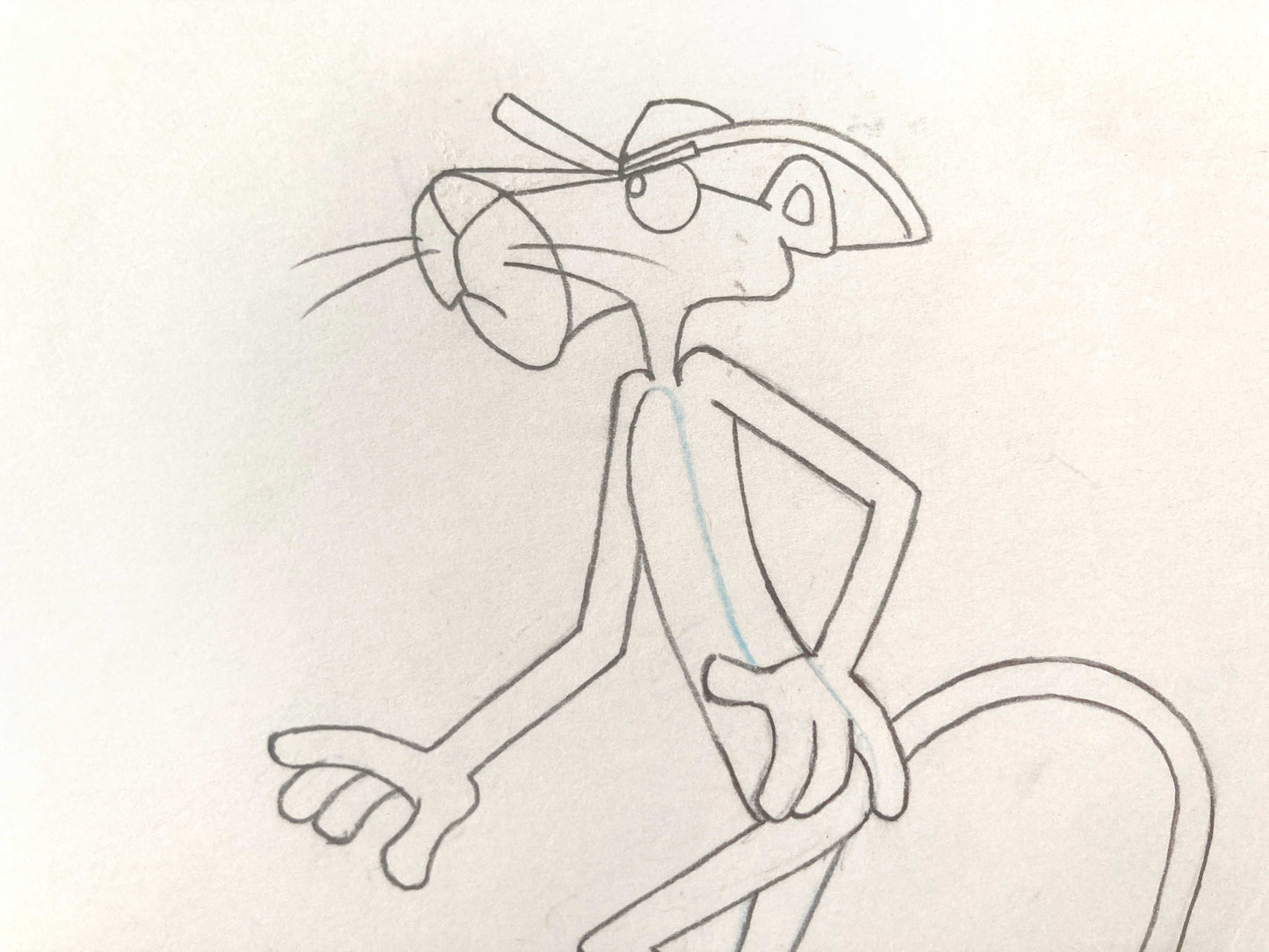 The Pink Panther Original Production Used Animation Art Drawing (From the 70's). For sale on FLIP Gallery