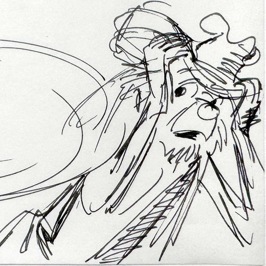 "The Rescuers" : Original Production Used Storyboard Drawing - Art from the legendary Ted Berman (Walt Disney, 1977). For sale on FLIP Gallery