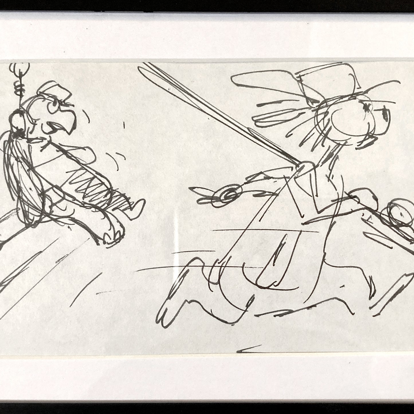 The Rescuers : Original Production Storyboard Drawing - Art from the legendary Ted Berman (Walt Disney, 1977). For sale on FLIP Gallery