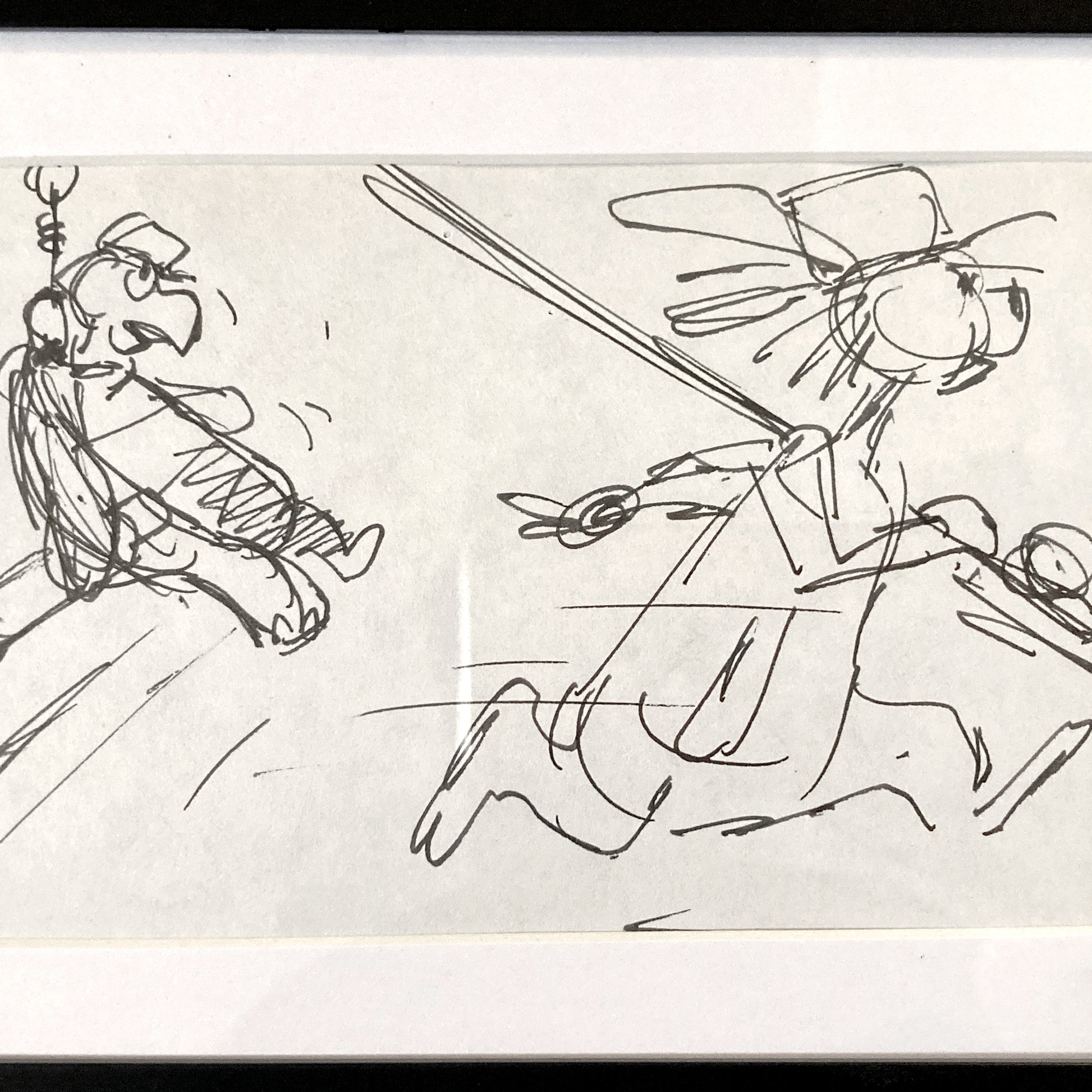 The Rescuers : Original Production Storyboard Drawing - Art from the legendary Ted Berman (Walt Disney, 1977). For sale on FLIP Gallery