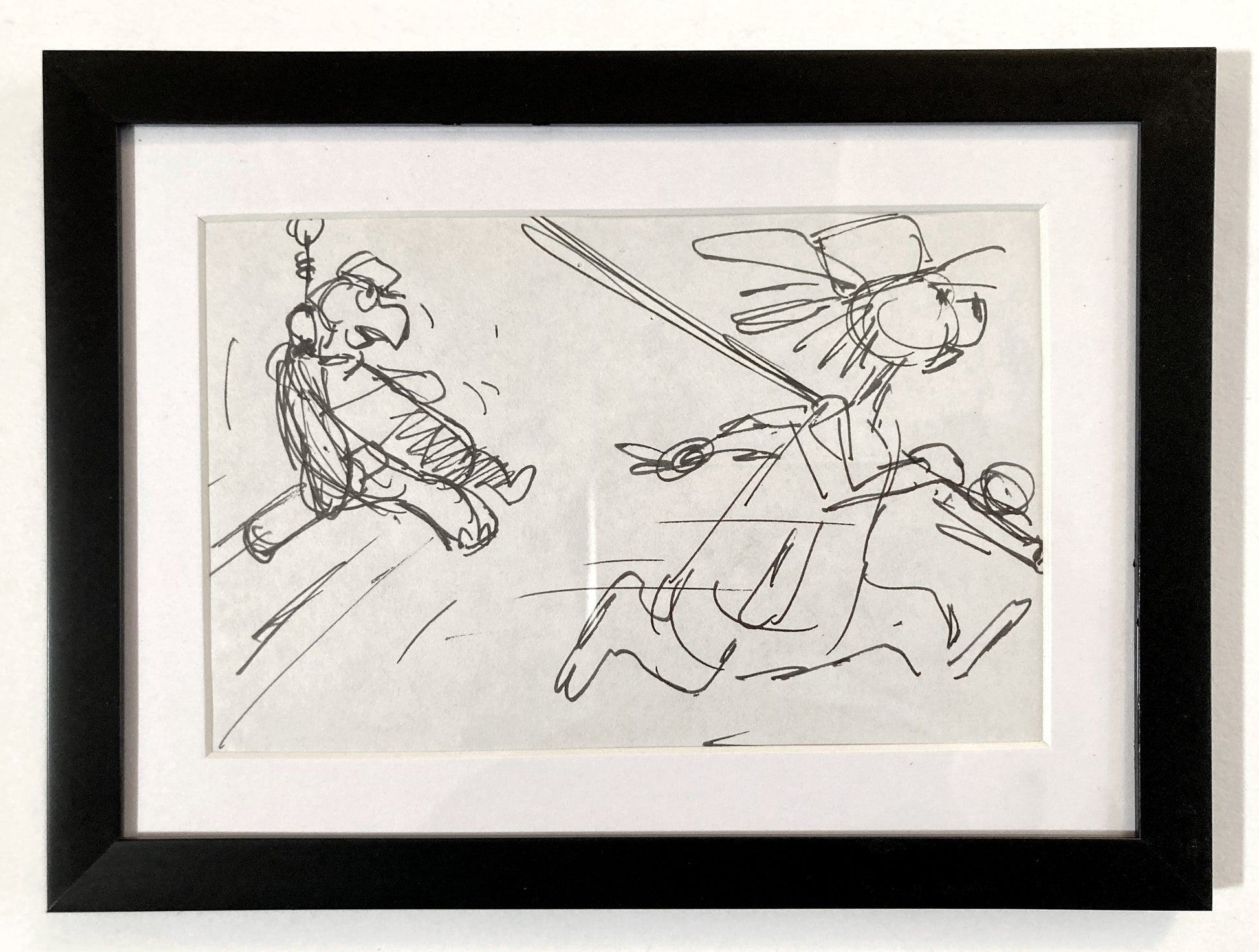 The Rescuers : Original Production Storyboard Drawing - Art from the legendary Ted Berman (Walt Disney, 1977). For sale on FLIP Gallery