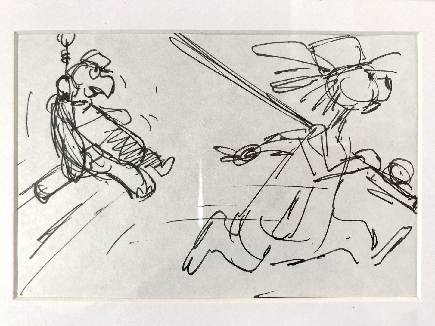The Rescuers : Original Production Storyboard Drawing - Art from the legendary Ted Berman (Walt Disney, 1977). For sale on FLIP Gallery