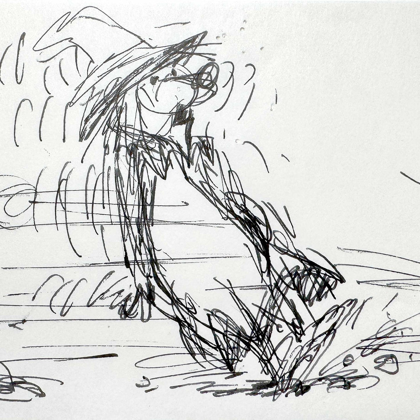 "The Rescuers" Original Production Used Storyboard Drawing - Art from the legendary Ted Berman (Walt Disney, 1977). For sale on FLIP Gallery