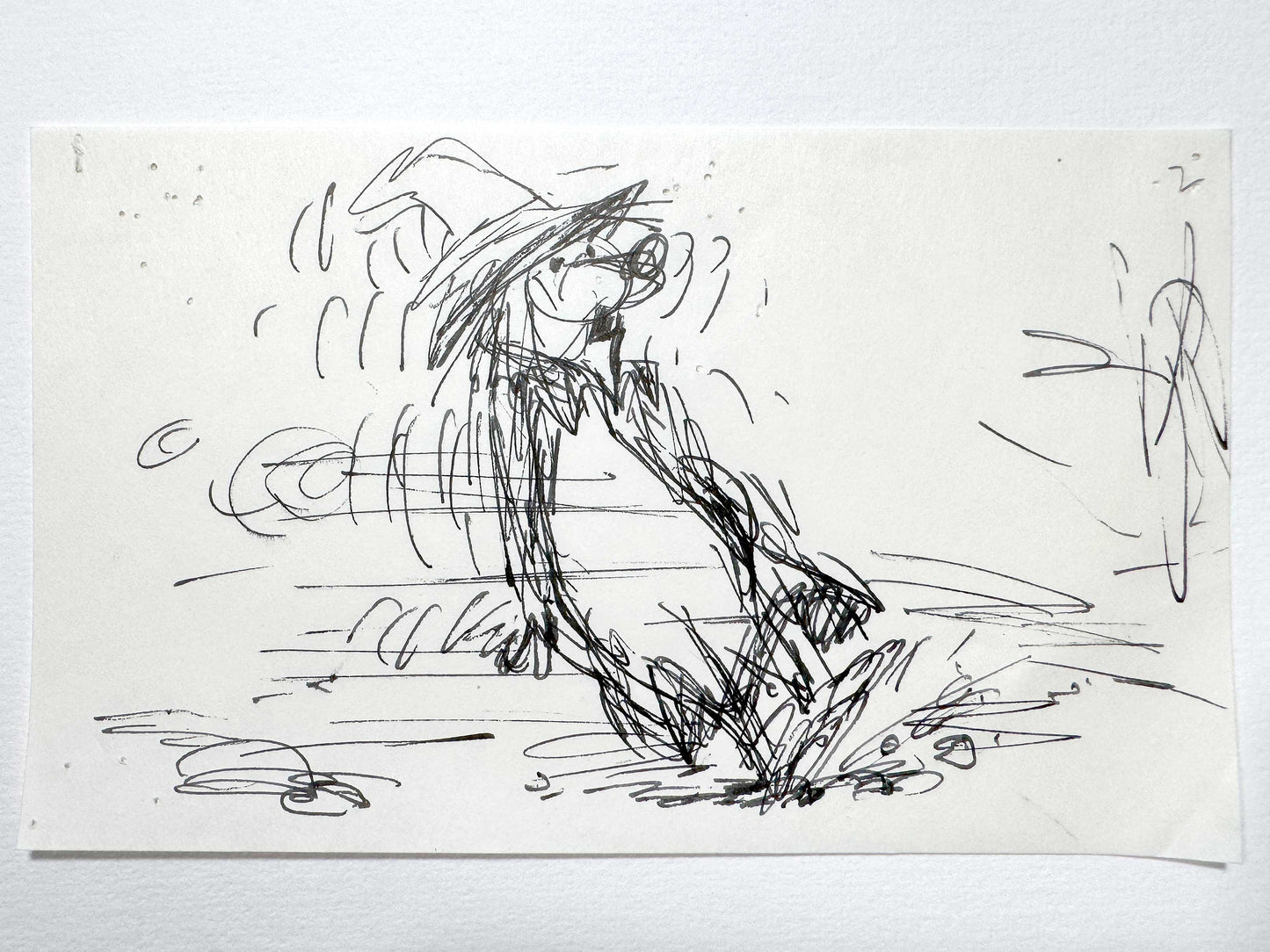 "The Rescuers" Original Production Used Storyboard Drawing - Art from the legendary Ted Berman (Walt Disney, 1977). For sale on FLIP Gallery