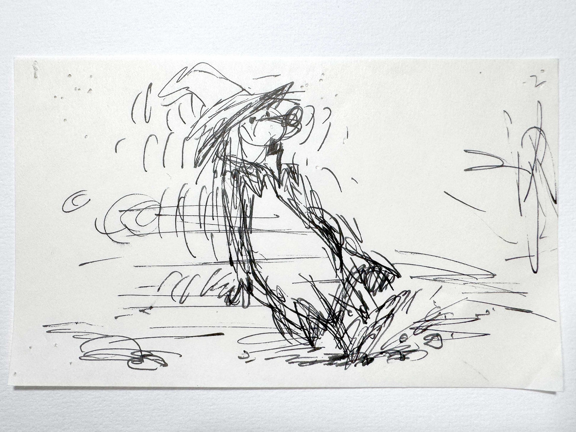 "The Rescuers" Original Production Used Storyboard Drawing - Art from the legendary Ted Berman (Walt Disney, 1977). For sale on FLIP Gallery