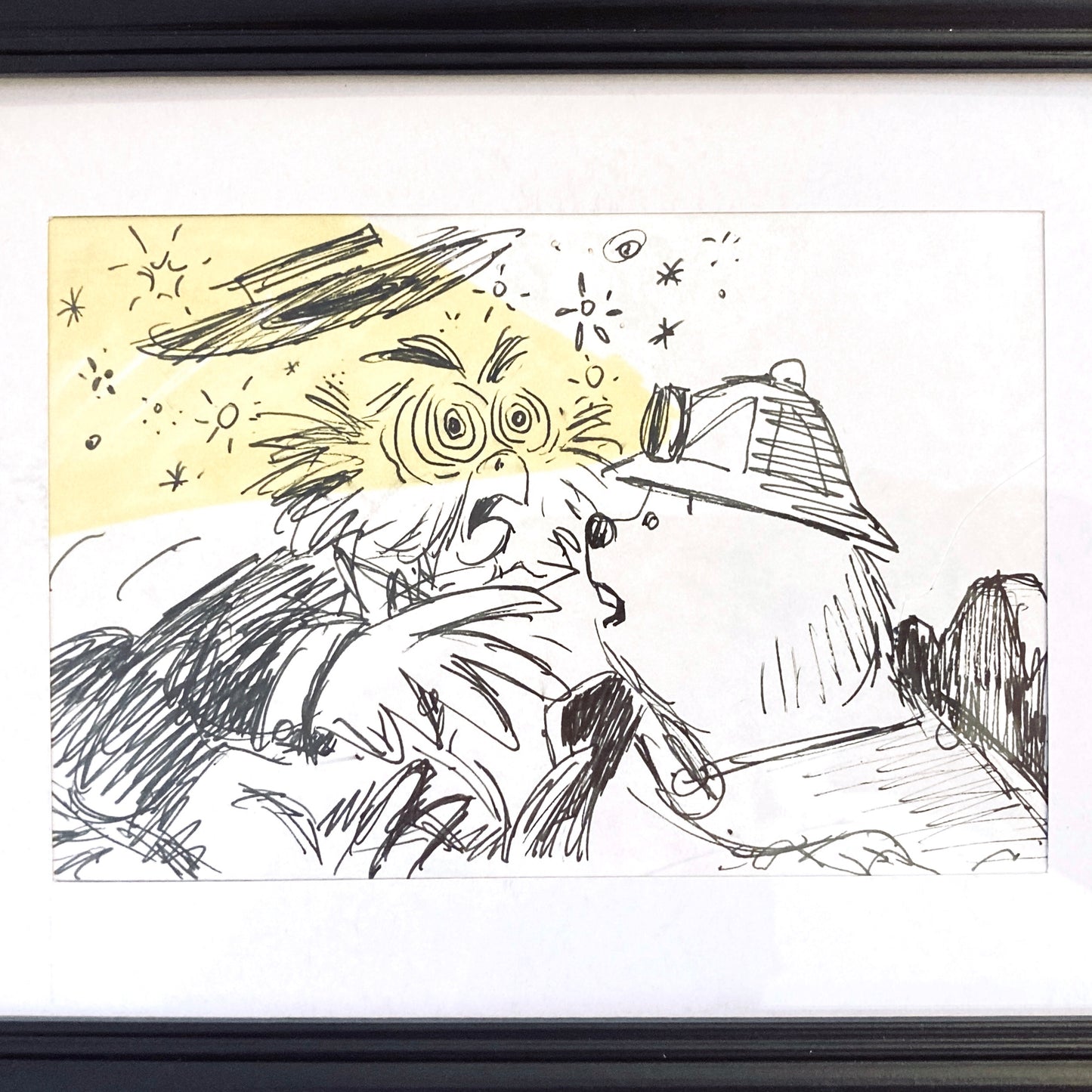 The Rescuers Original Production Used Storyboard Drawing - Art from the legendary Ted Berman (Walt Disney, 1977). For sale on FLIP Gallery