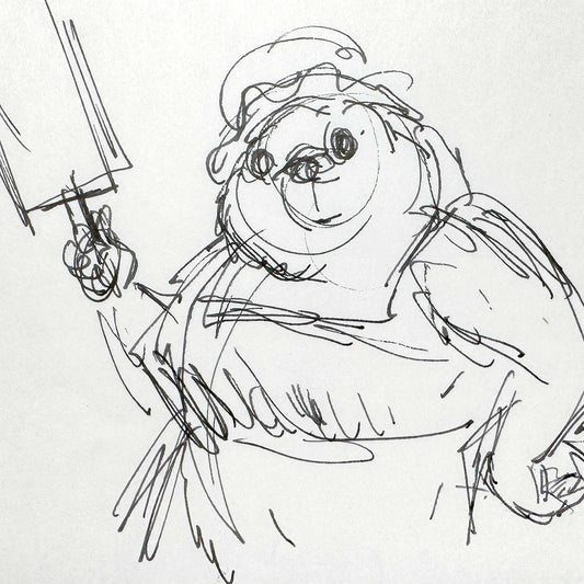 The Rescuers : Original Production Used Storyboard Drawing - Art from the legendary Ted Berman (Walt Disney, 1977). For sale on FLIP Gallery