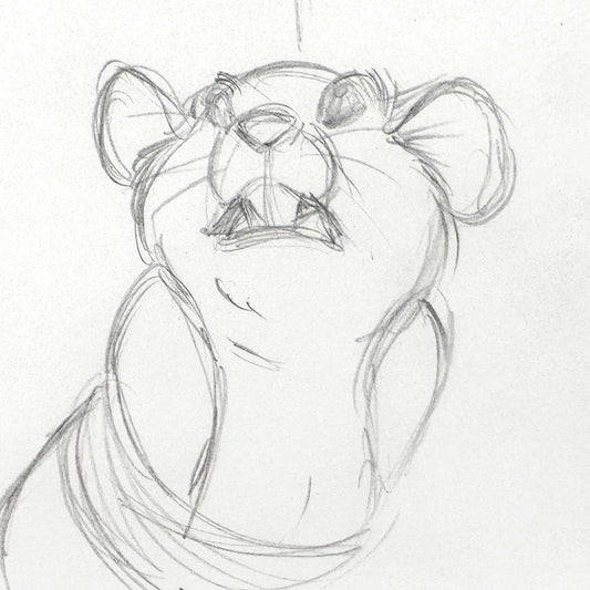 The Rescuers Down Under Original Animation Production Drawing (Walt Disney, 1990). For sale on FLIP Gallery