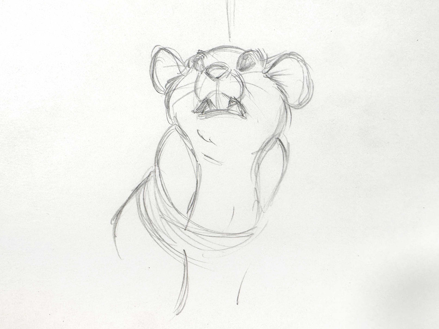 The Rescuers Down Under Original Animation Production Drawing (Walt Disney, 1990). For sale on FLIP Gallery