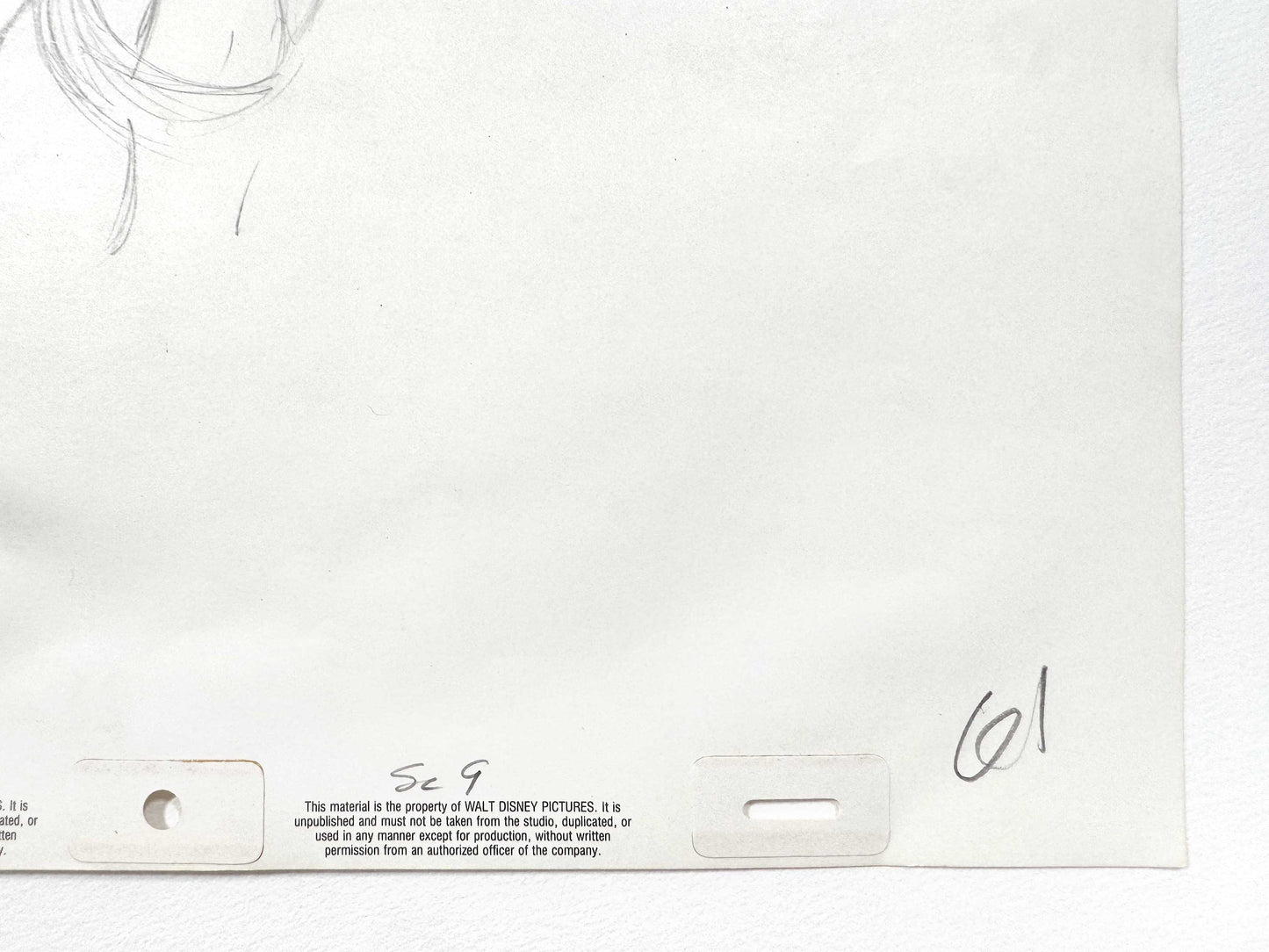 The Rescuers Down Under Original Animation Production Drawing (Walt Disney, 1990). For sale on FLIP Gallery