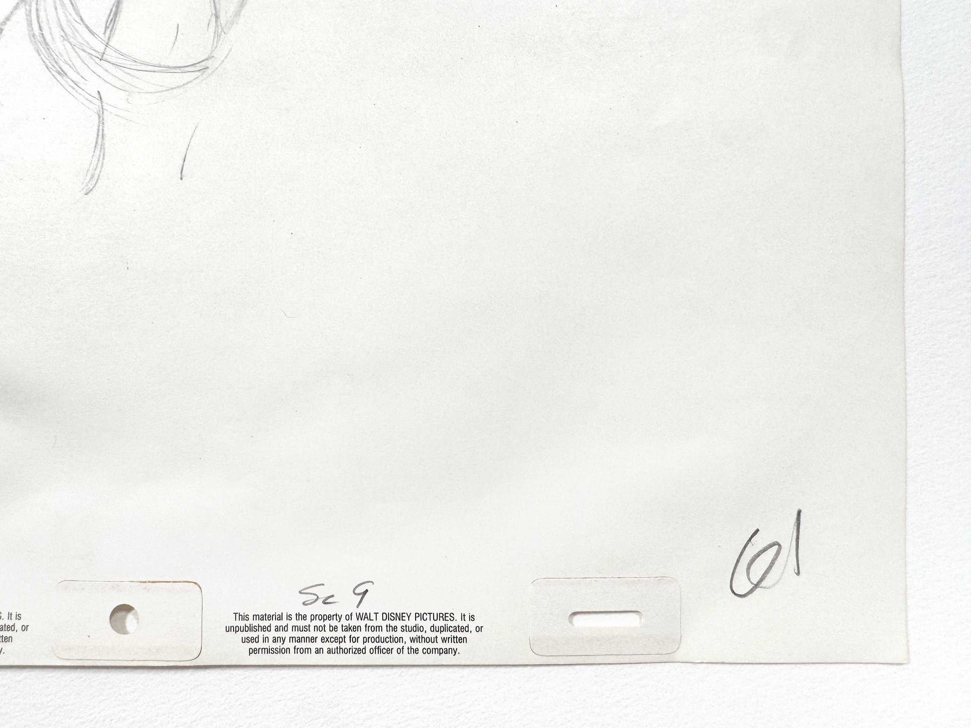 The Rescuers Down Under Original Animation Production Drawing (Walt Disney, 1990). For sale on FLIP Gallery