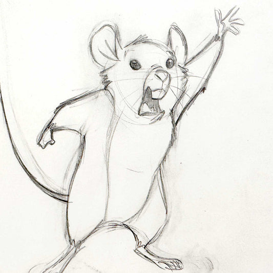 The Rescuers Down Under Original Animation Production Drawing (Walt Disney, 1990). For sale on FLIP Gallery